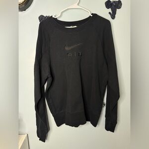 Nike Women's Black Crew Neck Sweater